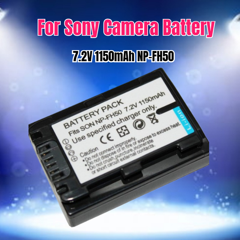 Drones - Baterai Kamera 7.2V 1150mAh NP-FH50 untuk