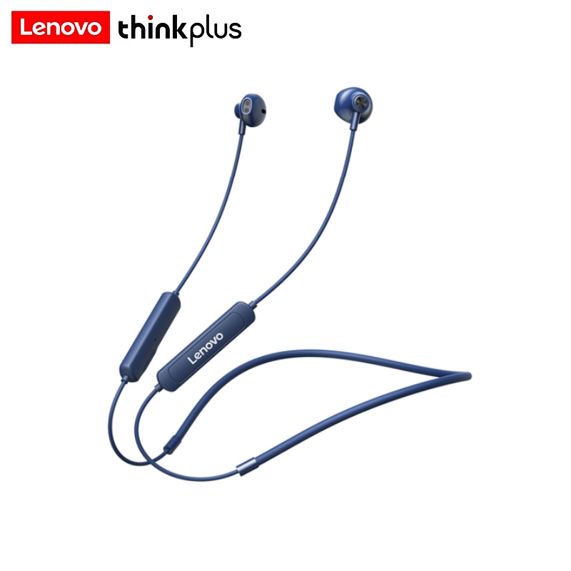 Magnetic Neckband Sports Earphones - Lenovo SH1 Earphone Bluetooth nirkabel, Headset