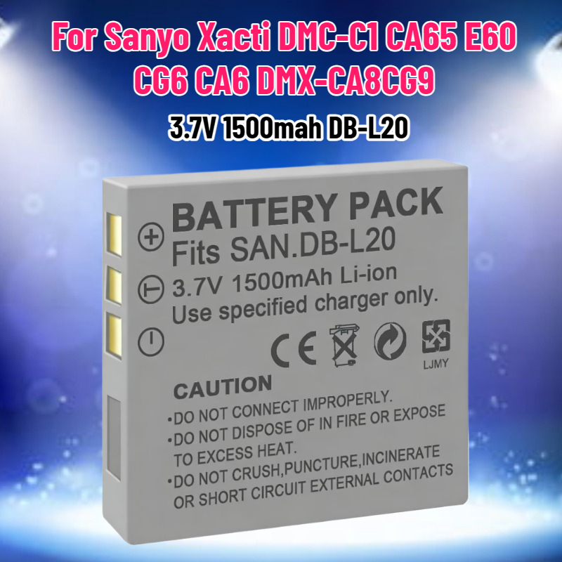 Drones - Baterai 3.7V 1500mah DB-L20 untuk Kamera