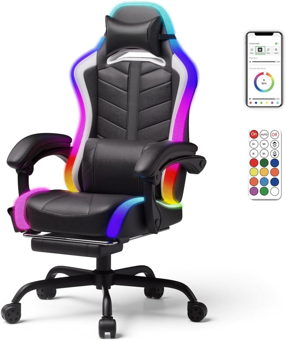 Kursi Gaming Kulit PU Premium  - Speakers ulasan dan harga