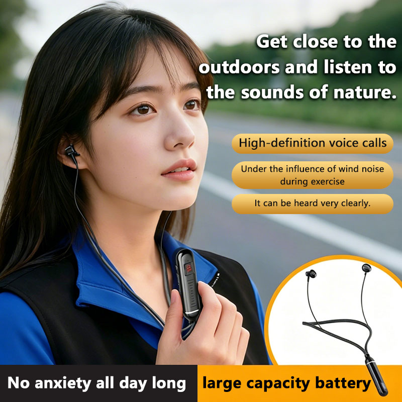    Earphone Bluetooth Nirkabe - Magnetic Neckband Sports Earphones ulasan dan harga