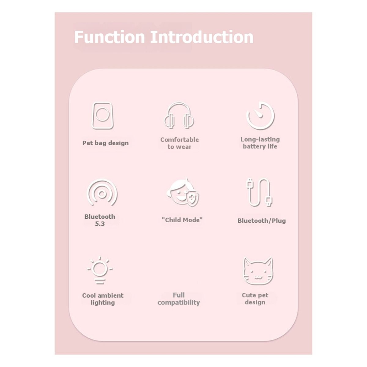 [PAKET EKONOMIS] Headset Bluet - Cat Ear Bluetooth Headset Led ulasan dan harga