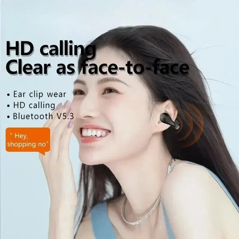 Headset Bluetooth 5.3 Nirkabel - Open Ear Air Conduction Headphones ulasan dan harga