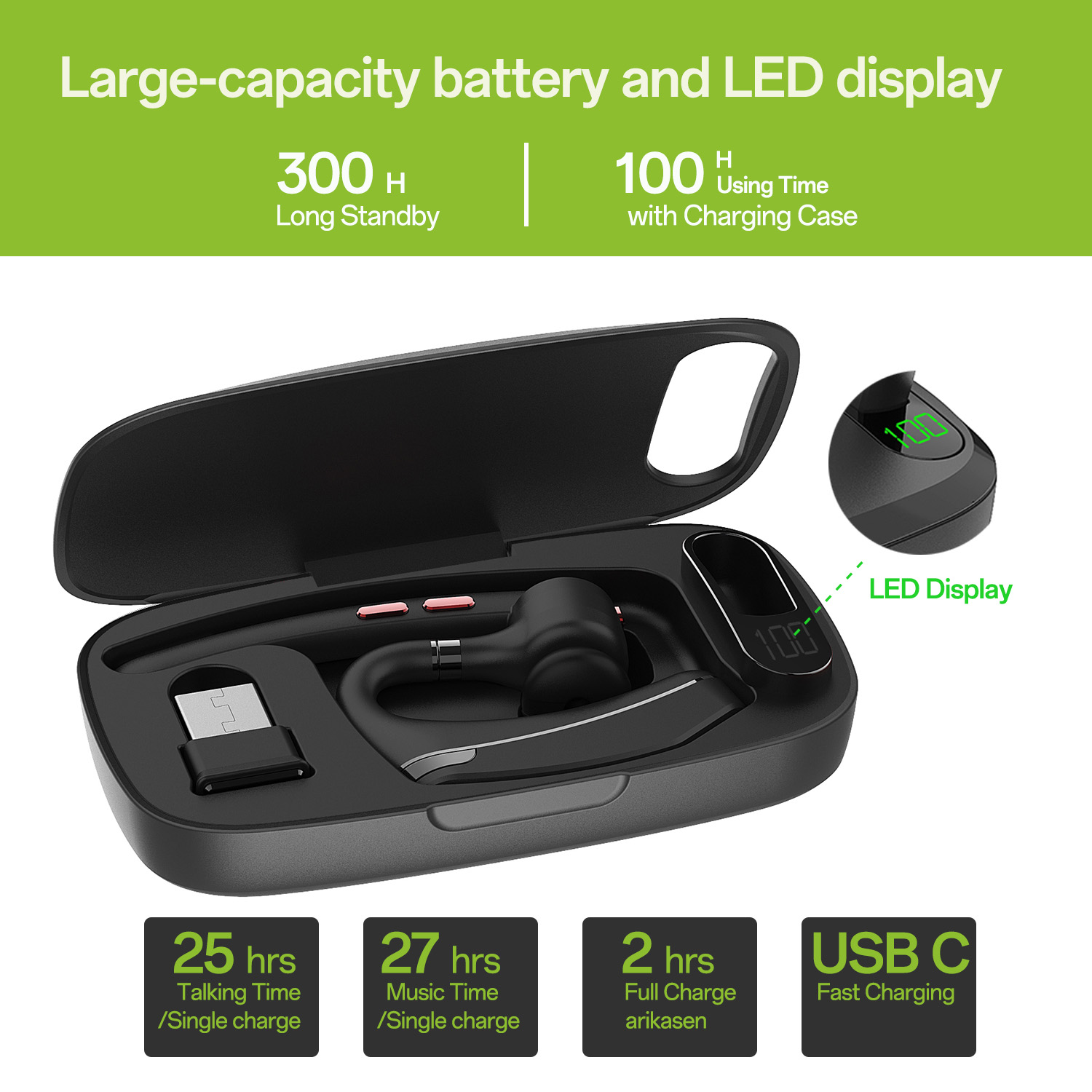 Headset Bluetooth, Earpiece Ni - Type C Wired Earphones With Mic ulasan dan harga