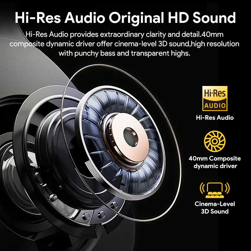 QCY H3 ANC Audio Hi-Res Nirkab - Anc Wireless Over Ear Headphones ulasan dan harga