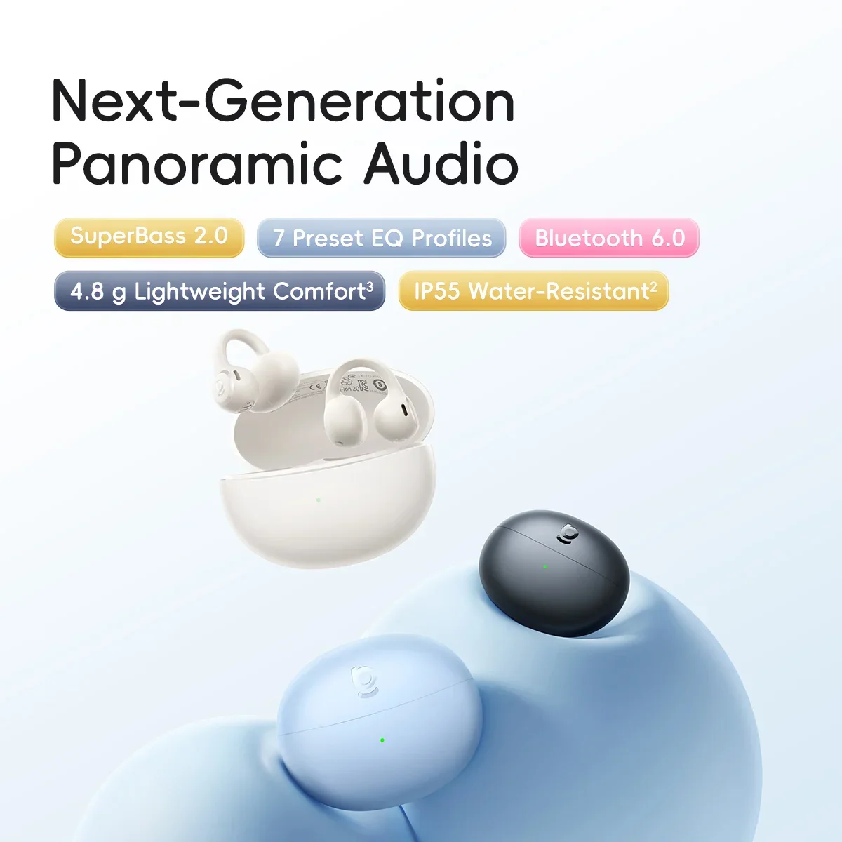 Baseus Bass BC1 Lite Earbuds O - Open Ear Air Conduction Headphones ulasan dan harga