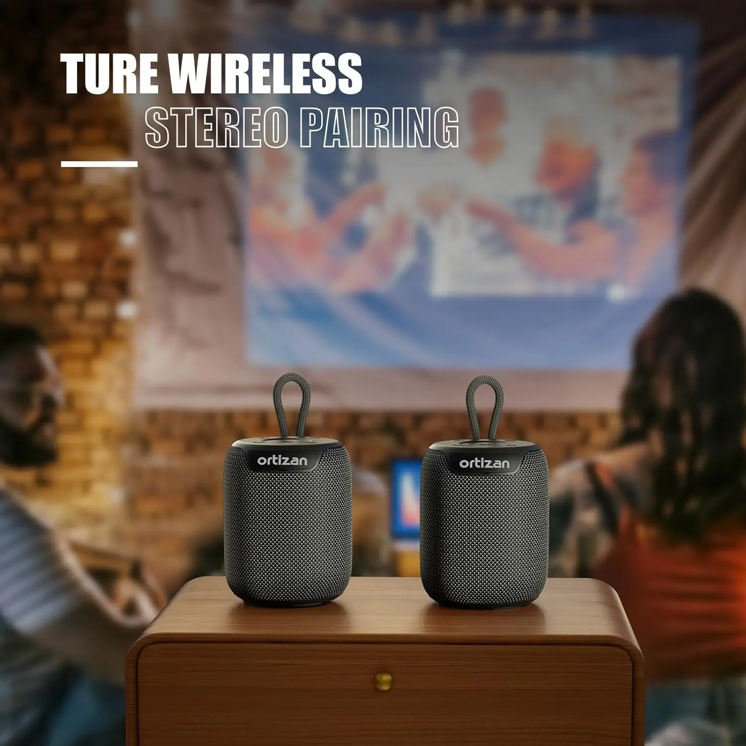 Ortiza X2 speaker Bluetooth, V - Portable Bluetooth Speaker Waterproof Ipx7 ulasan dan harga