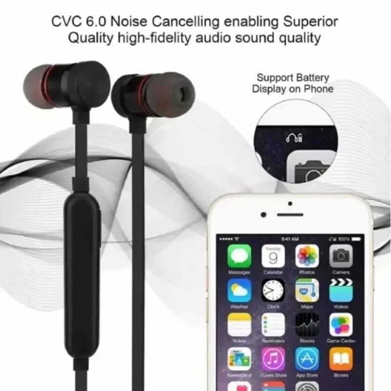 1/2/3/4 pasang Earphone Blueto - Magnetic Neckband Sports Earphones ulasan dan harga
