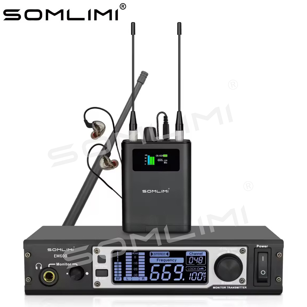 SOMLIMI Profesional EM600 Sist - In Ear Monitors For Singers ulasan dan harga
