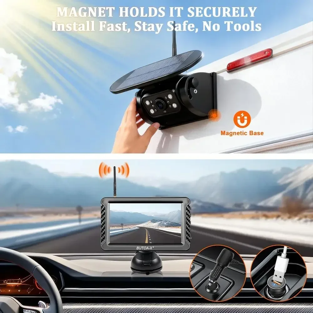 Kamera Cadangan Nirkabel Tenag - Cameras ulasan dan harga
