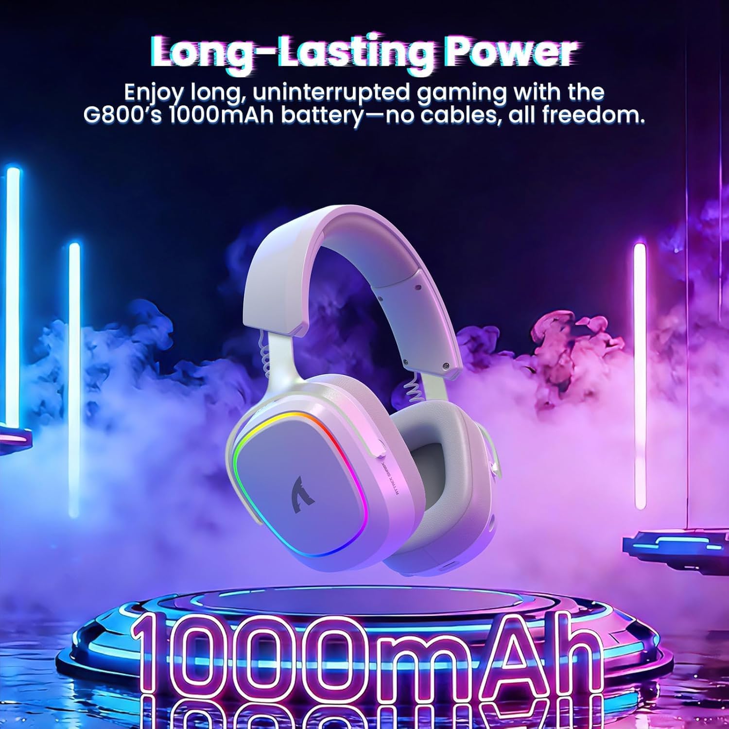 ATTACK SHARK G800 Headset Gami - Gaming Headset With Mic Rgb ulasan dan harga