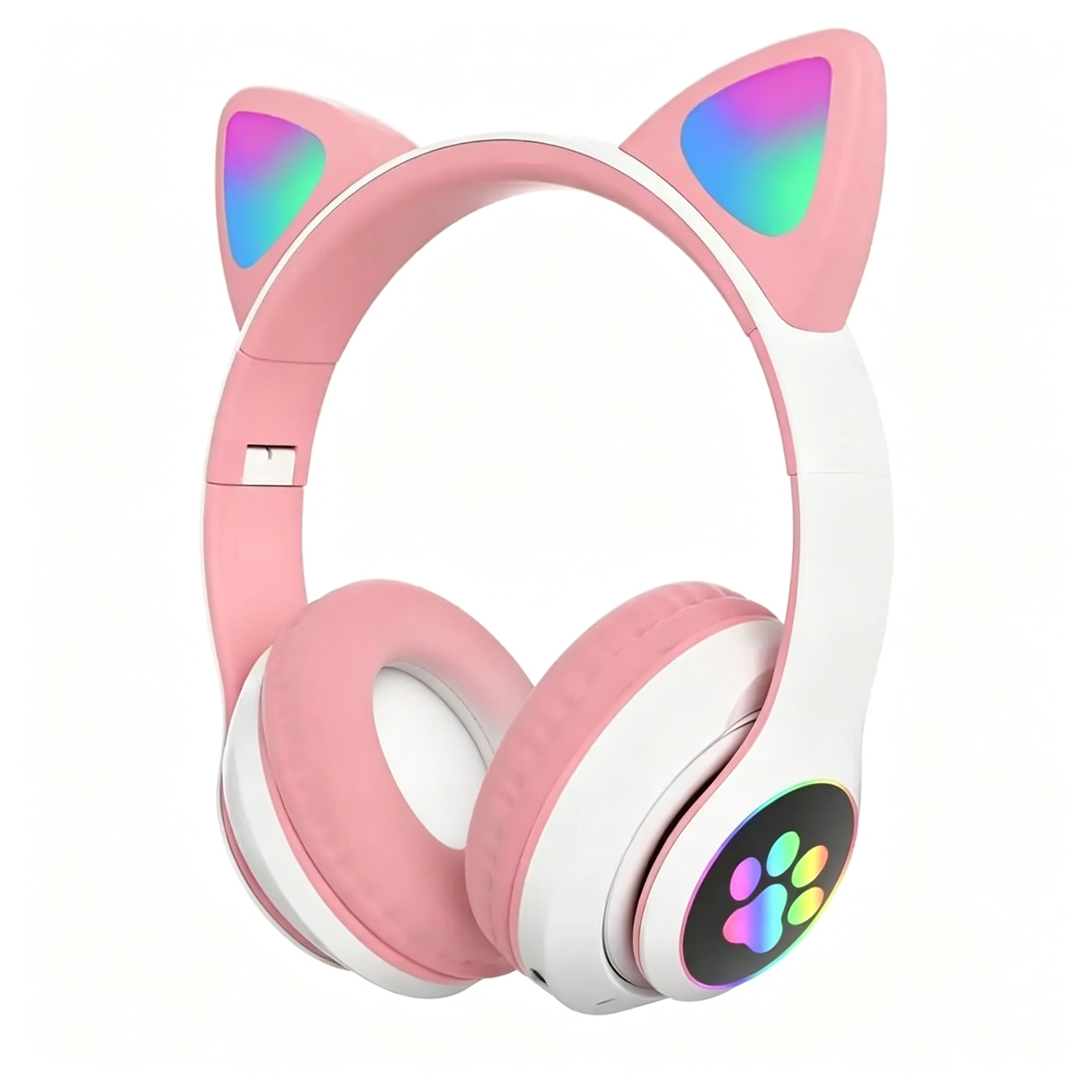 Headset Kompatibel Bluetooth d - Cat Ear Bluetooth Headset Led ulasan dan harga