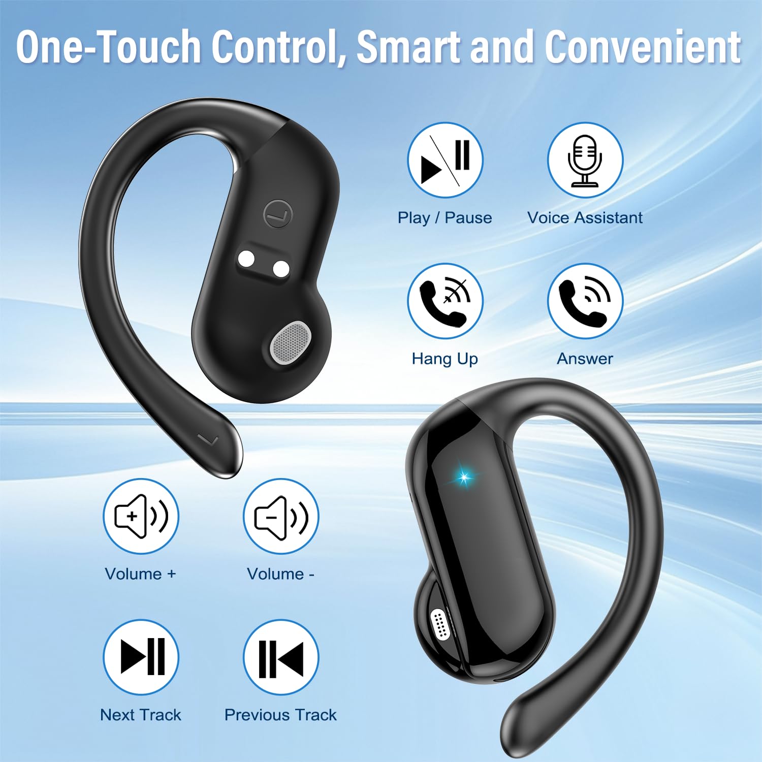 Earbud Open-Ear 2026 Bluetooth - Open Ear Air Conduction Headphones ulasan dan harga