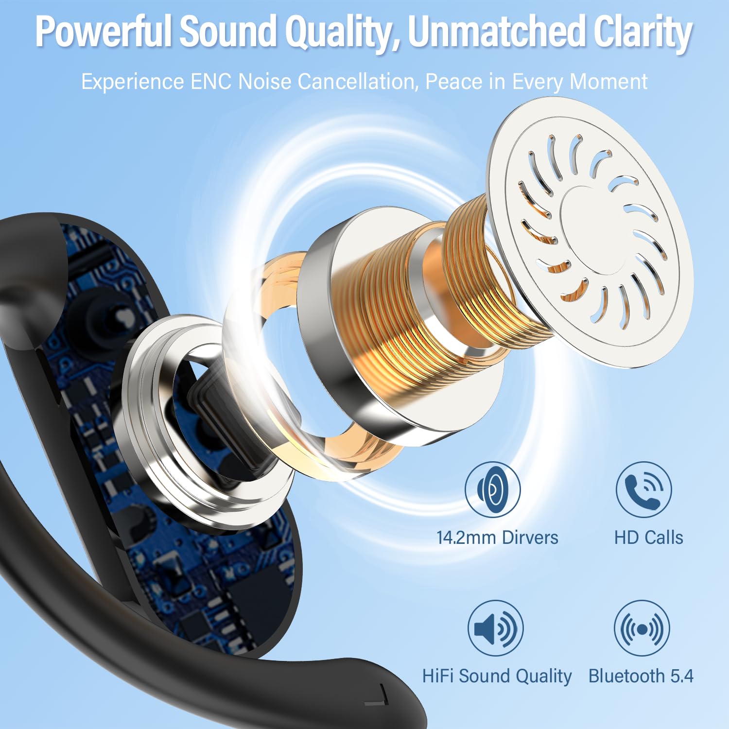 Earbud Open-Ear 2026 Bluetooth - Open Ear Air Conduction Headphones ulasan dan harga