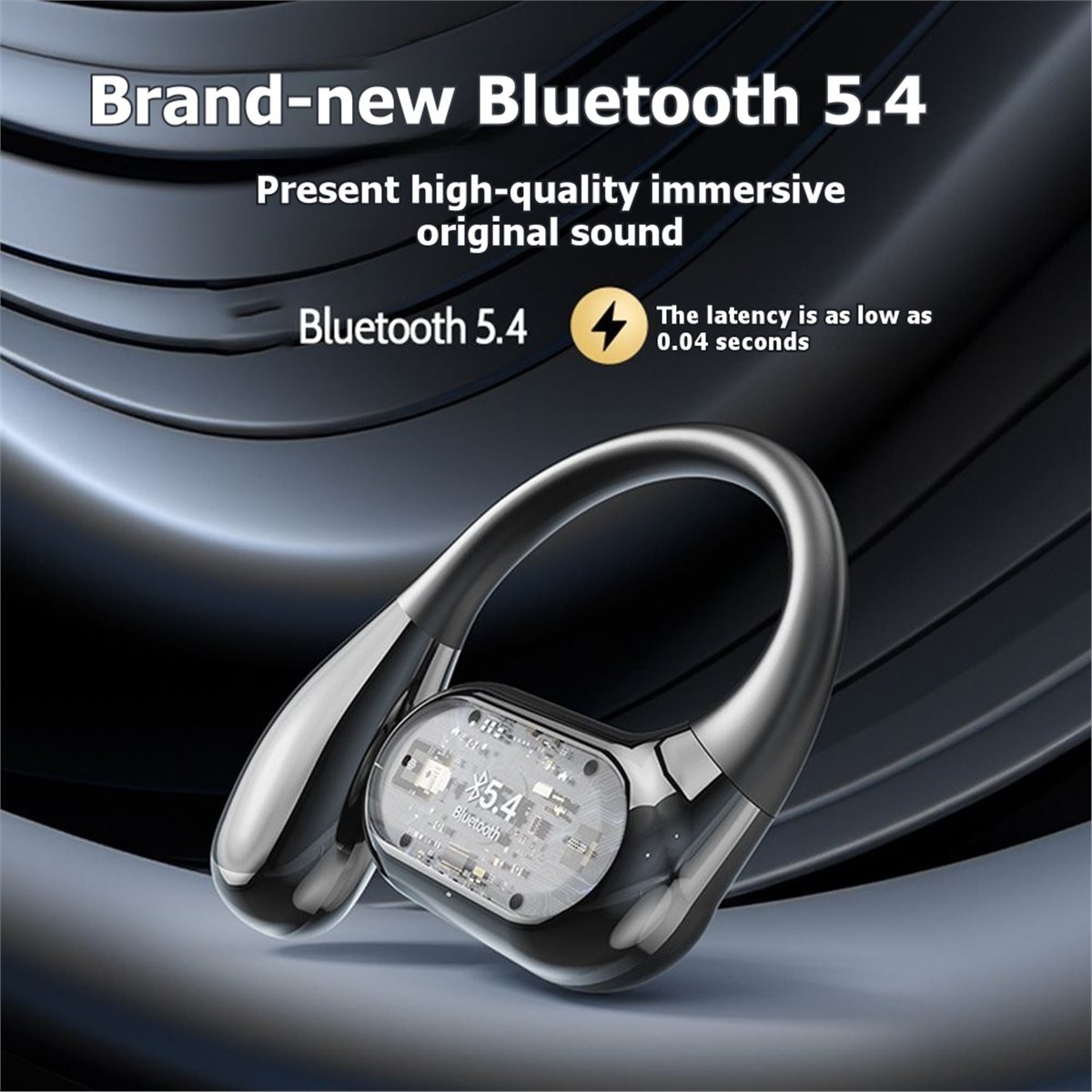 Earbud Nirkabel SCLS Bluetooth - Bone Conduction Running Headphones ulasan dan harga
