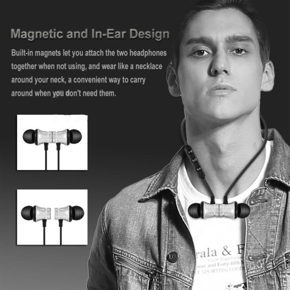 Earphone In-Ear Neckband Heads - Magnetic Neckband Sports Earphones ulasan dan harga