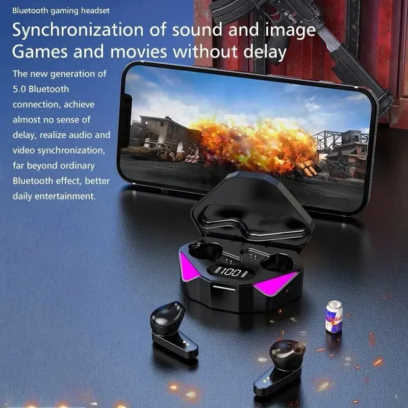 TWS Headset Bluetooth 5.3 nirk - Gaming Headset With Mic Rgb ulasan dan harga