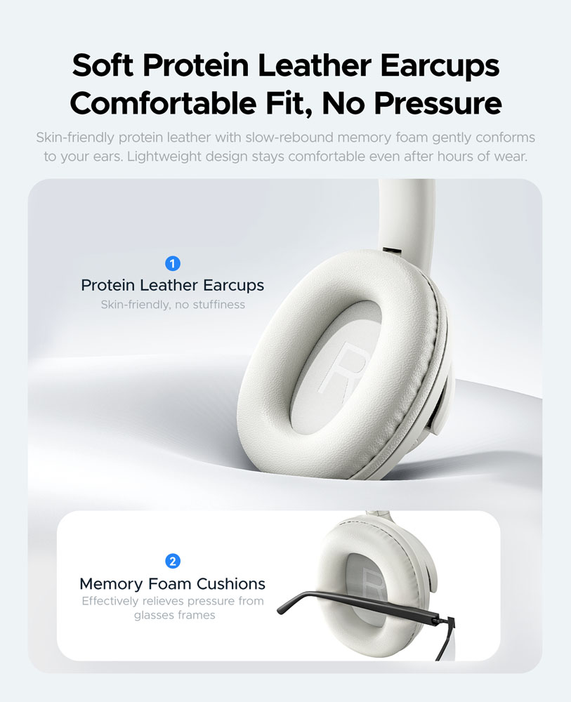 Headphone Bluetooth Nirkabel O - Anc Wireless Over Ear Headphones ulasan dan harga