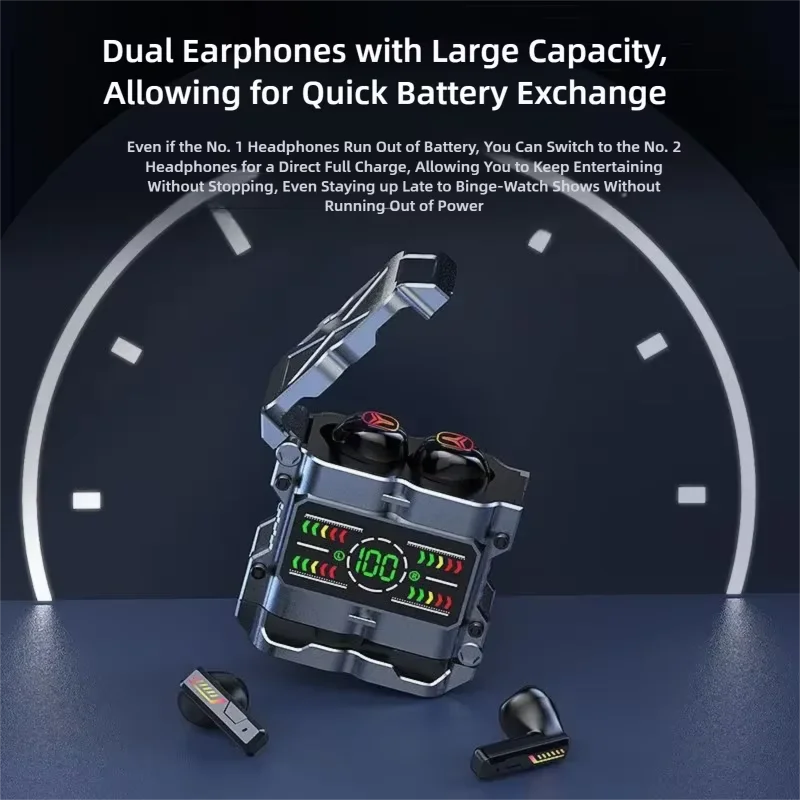 Mecha TWS Bluetooth 5.3 Gaming - Gaming Headset With Mic Rgb ulasan dan harga