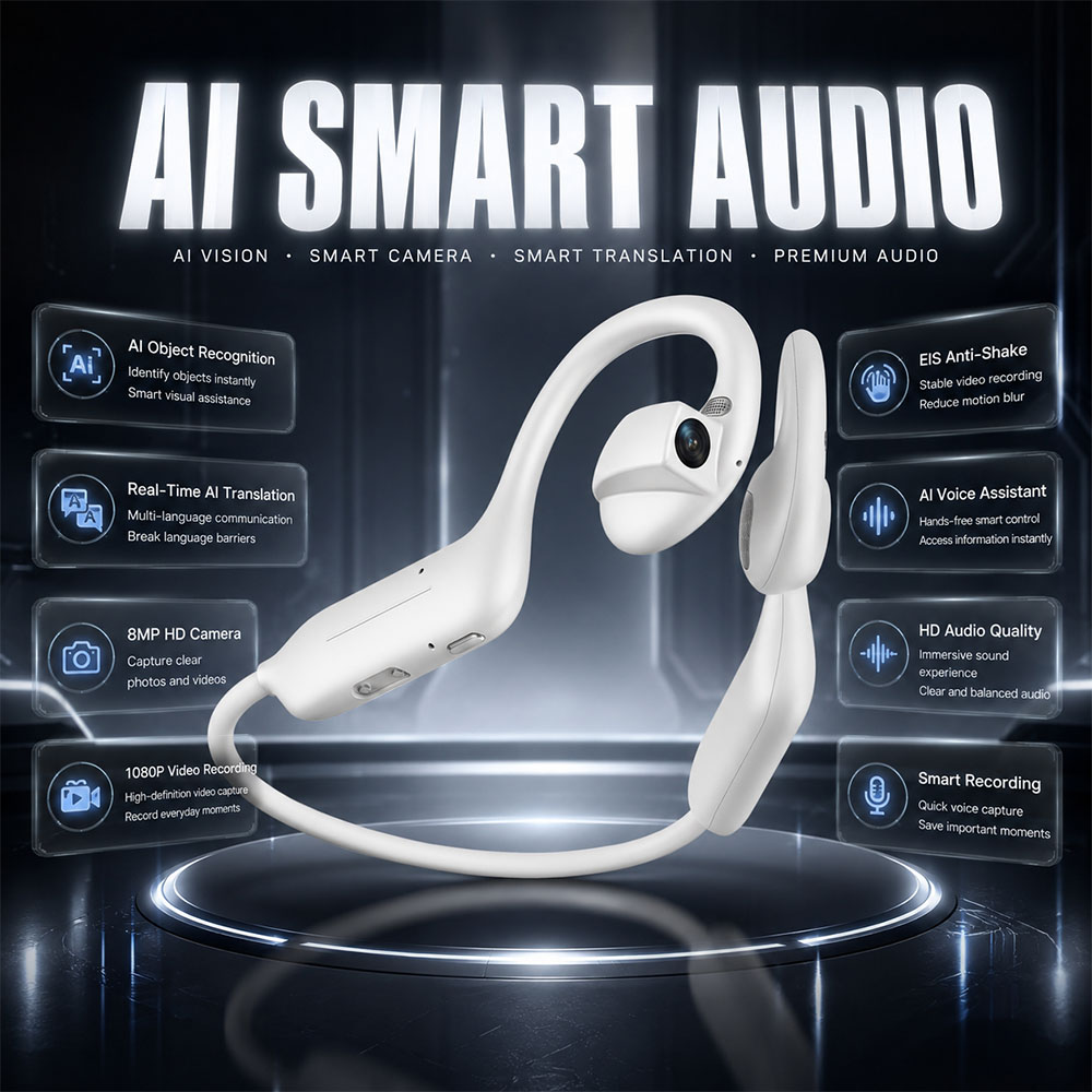 Earphone Bluetooth UHD 1080P B - Headphones ulasan dan harga