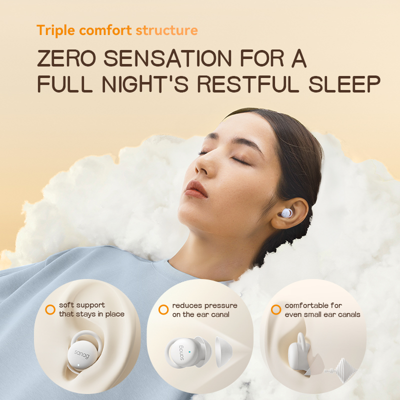 Earphone Nirkabel Sanag J20 Sl - Sleep Mask Headphones Bluetooth ulasan dan harga