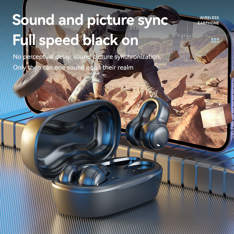 Earbud Bluetooth Nirkabel Pere - Bone Conduction Running Headphones ulasan dan harga